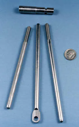 Parts made from free-machining stainless CarTech 303 and 304.